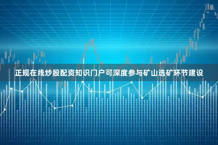 正规在线炒股配资知识门户可深度参与矿山选矿环节建设